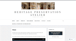 Desktop Screenshot of heritagepreservationatelier.com