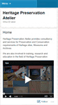 Mobile Screenshot of heritagepreservationatelier.com